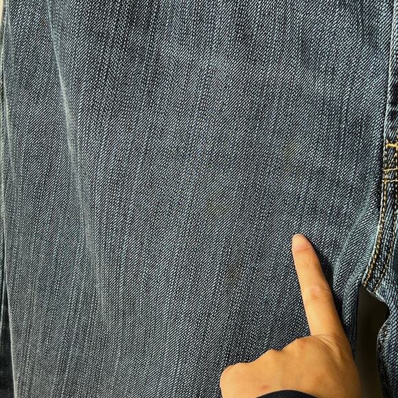 Levi’s 569 Loose Straight Jeans 36x32 Vintage Wash 2011 Stained Thrashed - Picture 4 of 8